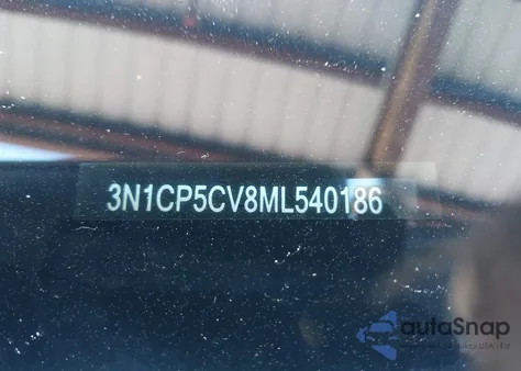 2021 Nissan Kicks Sv Xtronic Cvt z USA, uszkodzony, nr VIN 3N1CP5CV8ML540186